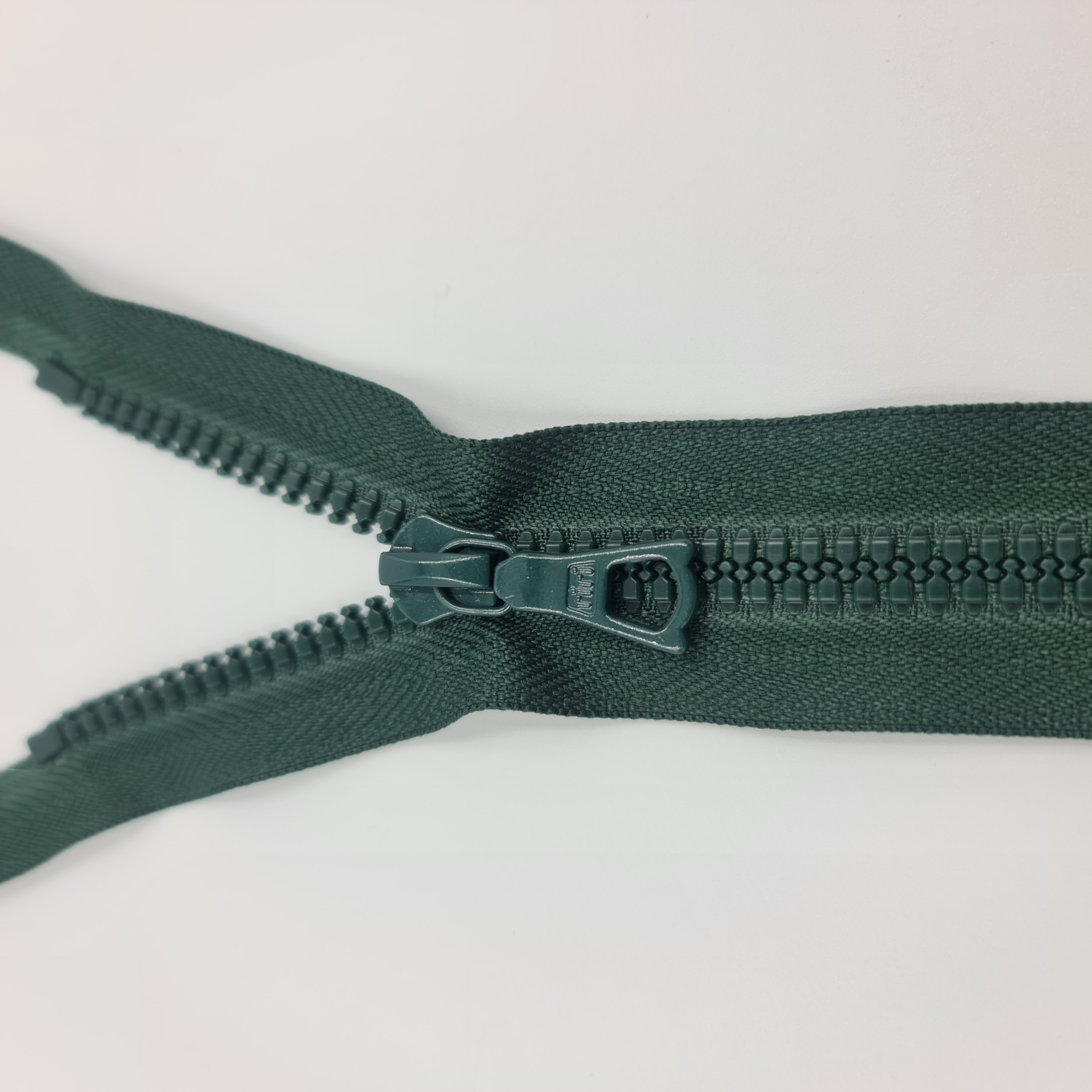 riri Reissverschluss Decor 6 teilbar Dunkelgrün
