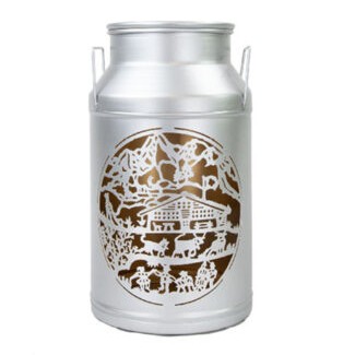 Milchkanne Laterne «Le Chalet» in silber