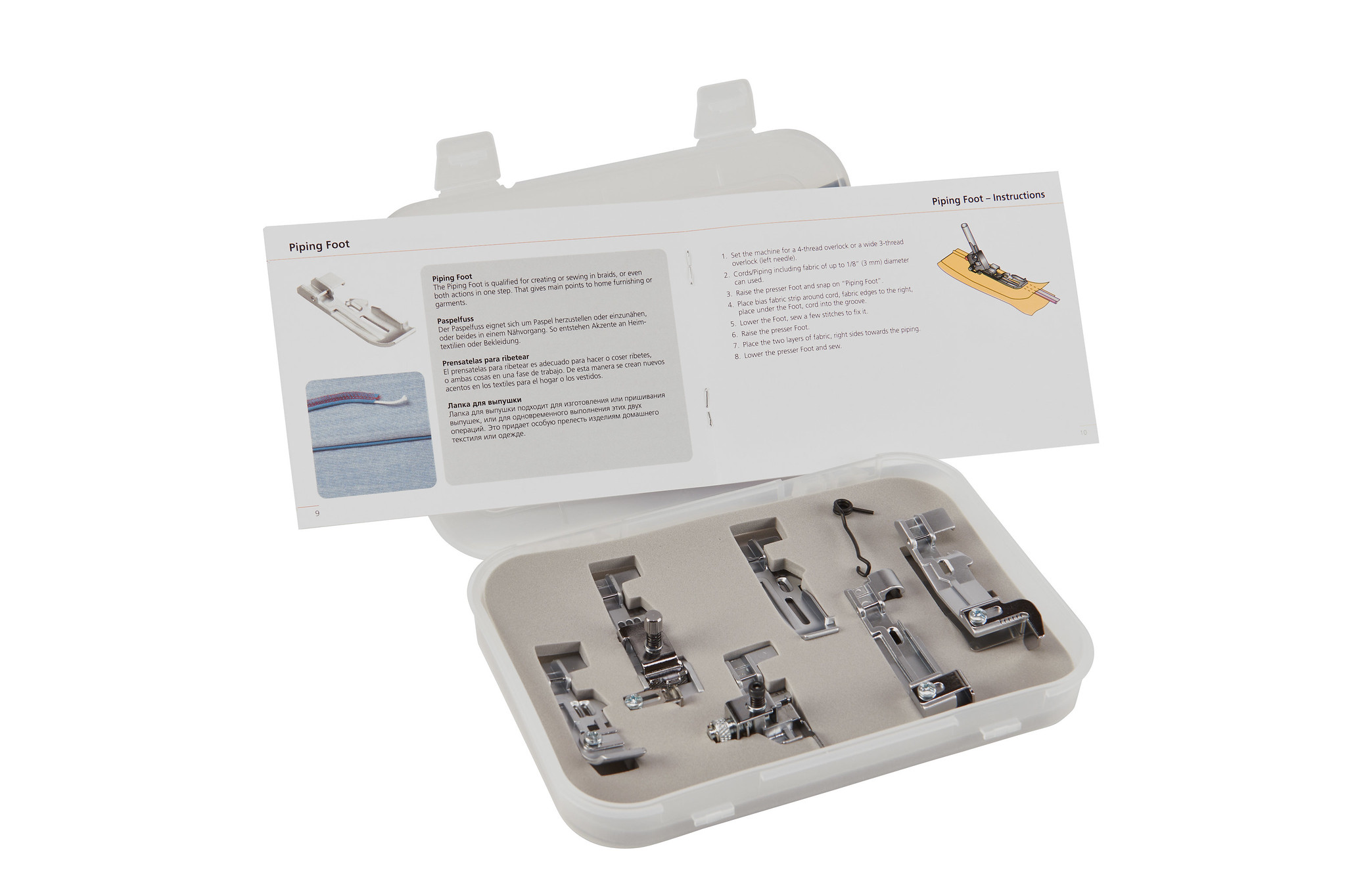 Nähfuss-Set bernette b44/b48/b64/b68