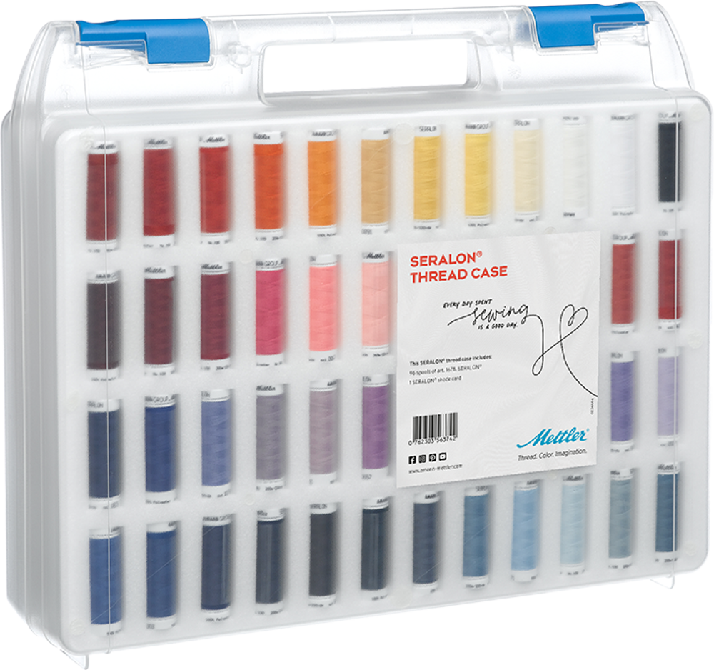 Mettler SERALON® Fadenkoffer mit 96 Spulen