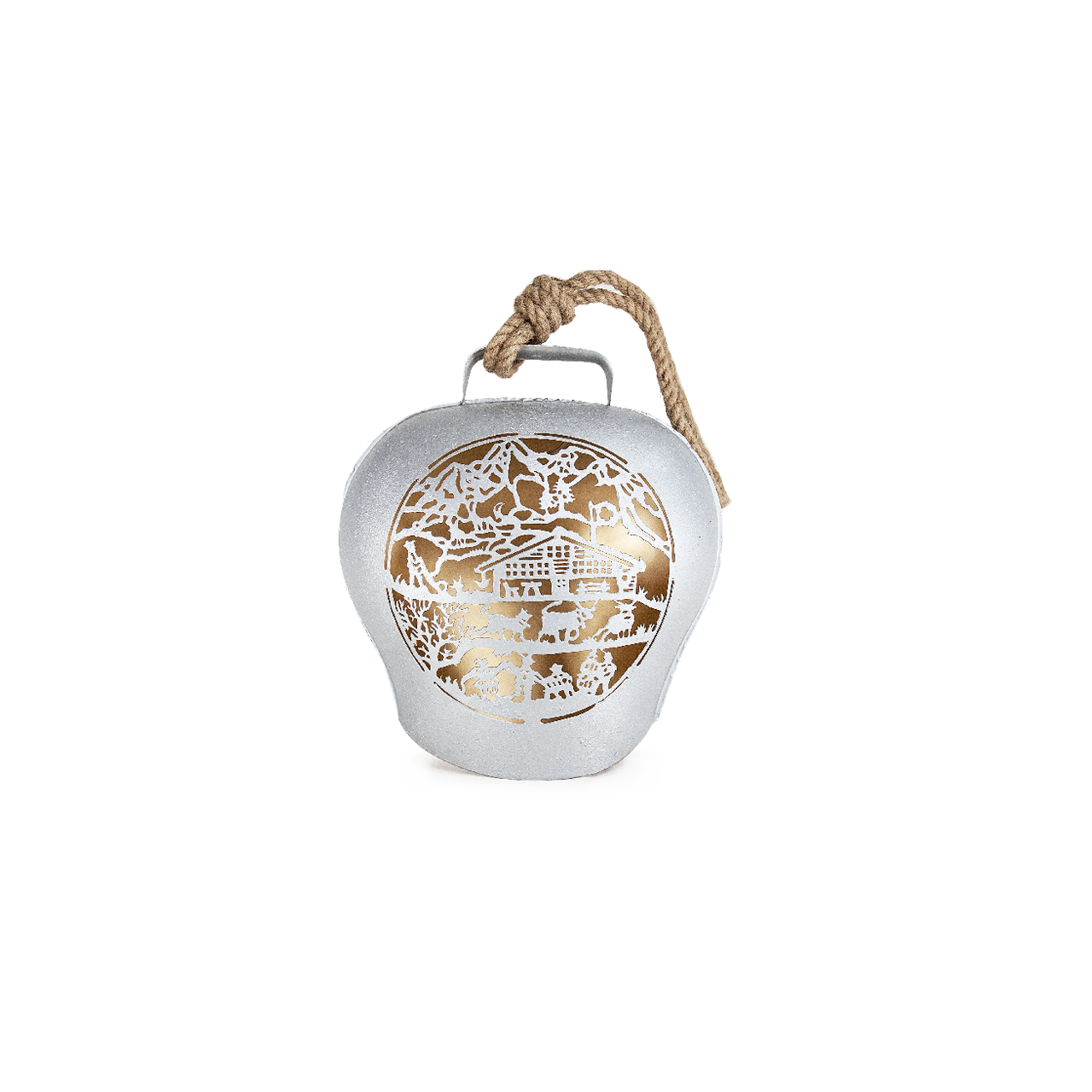 Glocke «Le Chalet» in silber