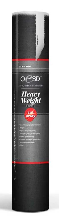Stabilizzatore da ricamo CutAway "Heavy Weight" Nero