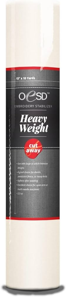 Stabilizzatore per ricamo CutAway "Heavy Weight