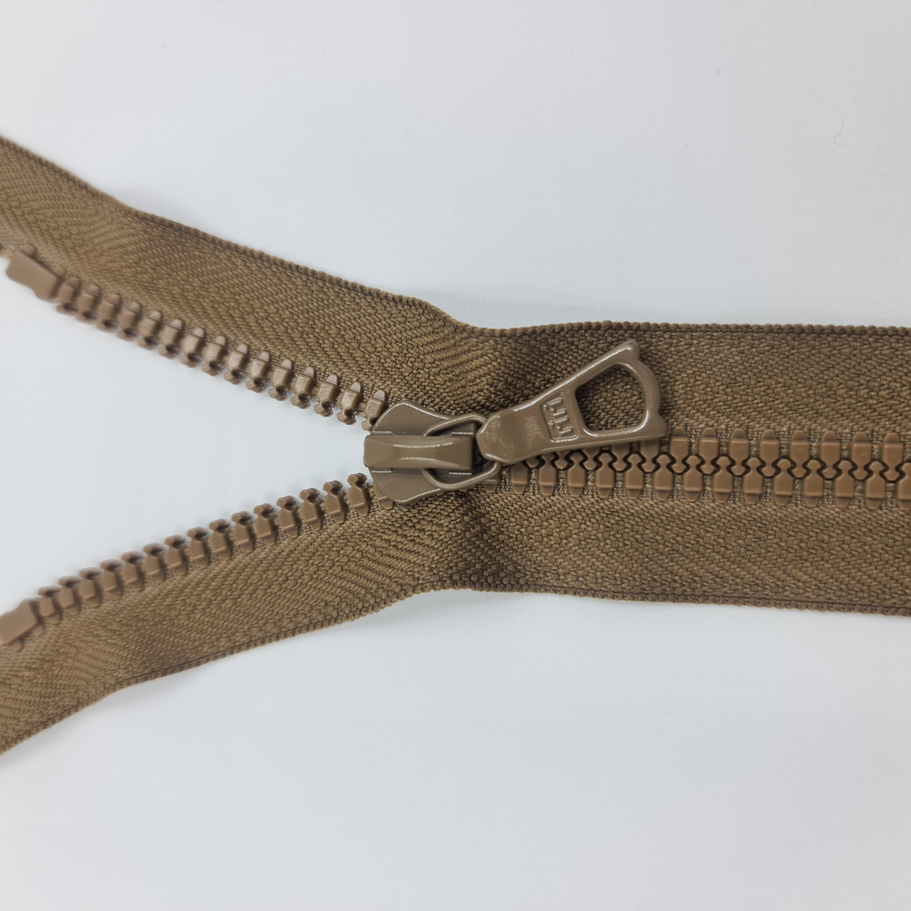 riri Reissverschluss Decor 6 teilbar Braun