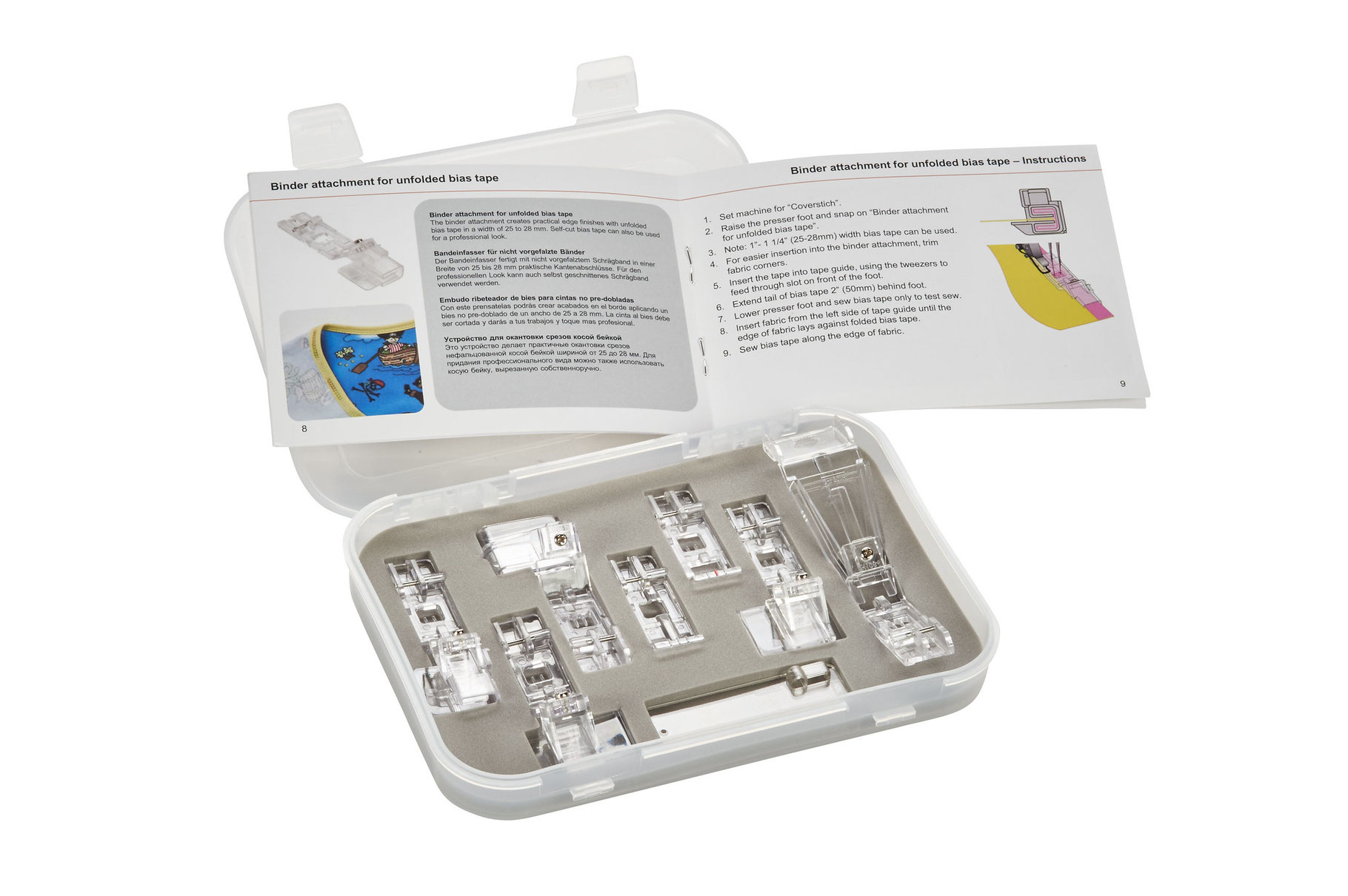 bernette Nähfuss Set b42 / b48 / b62AIRLOCK