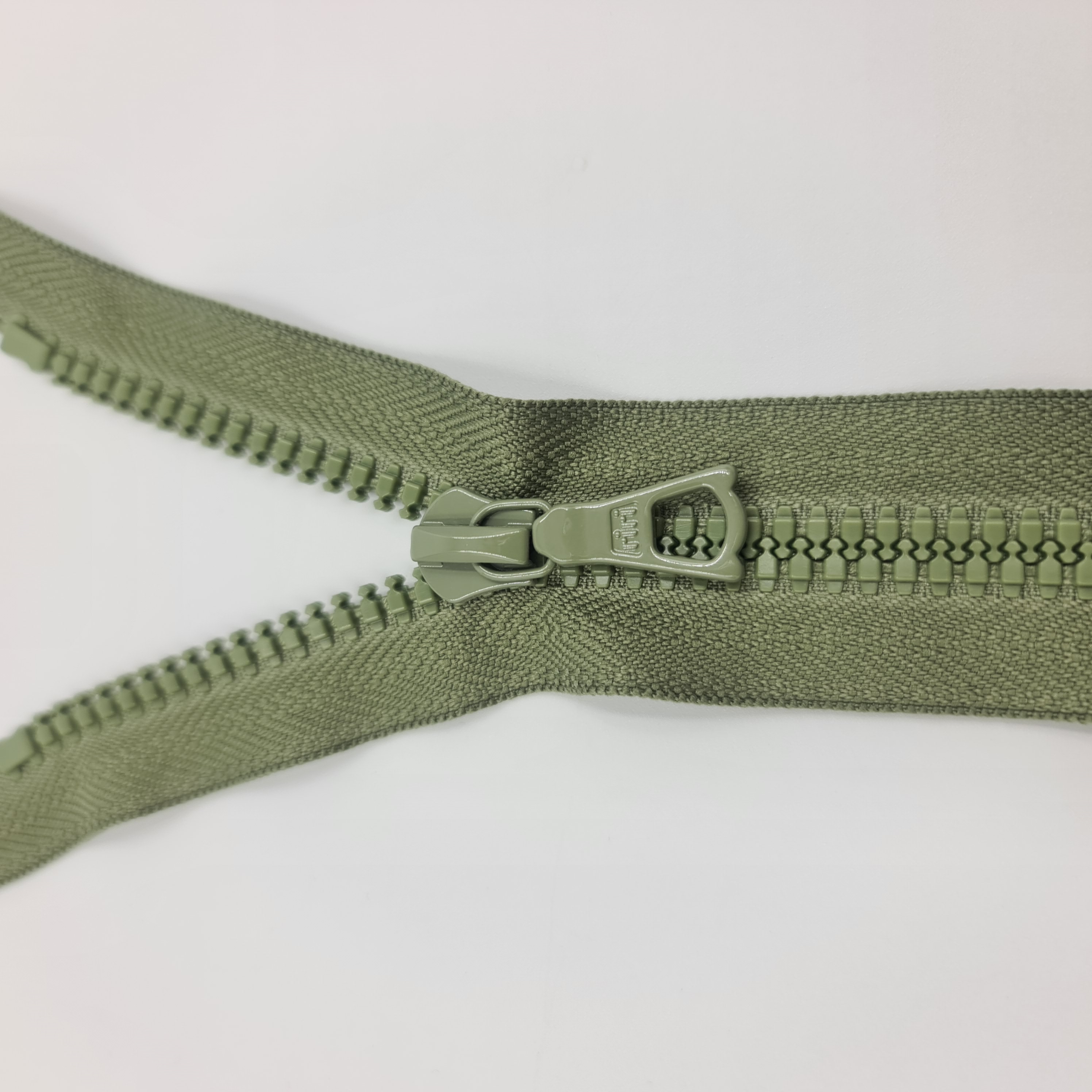 riri Reissverschluss Decor 6 teilbar Olivgrün hell