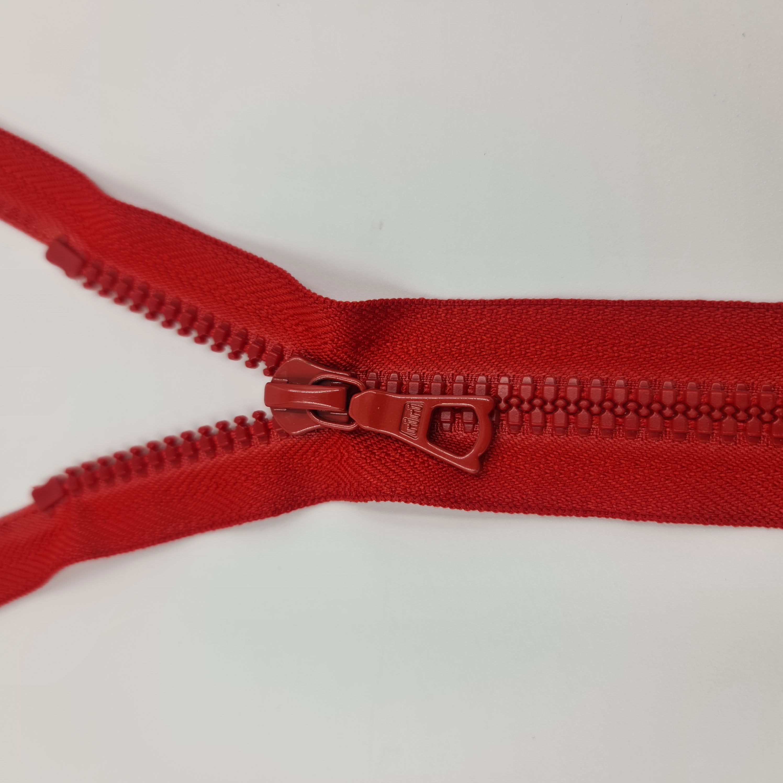 riri Reissverschluss Decor 6 teilbar Rot