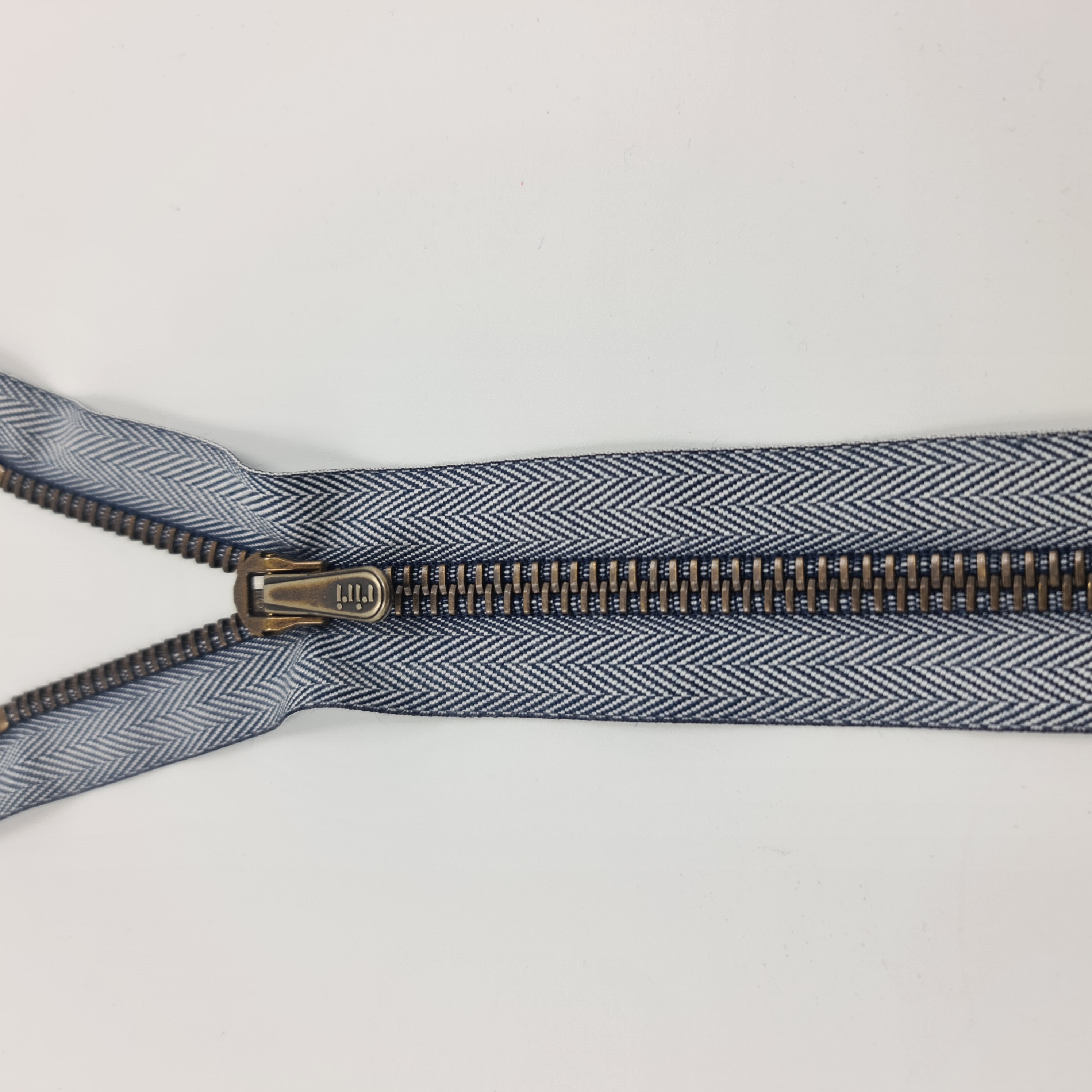 riri Metal 6 Jeans Jeansblau Col 3628