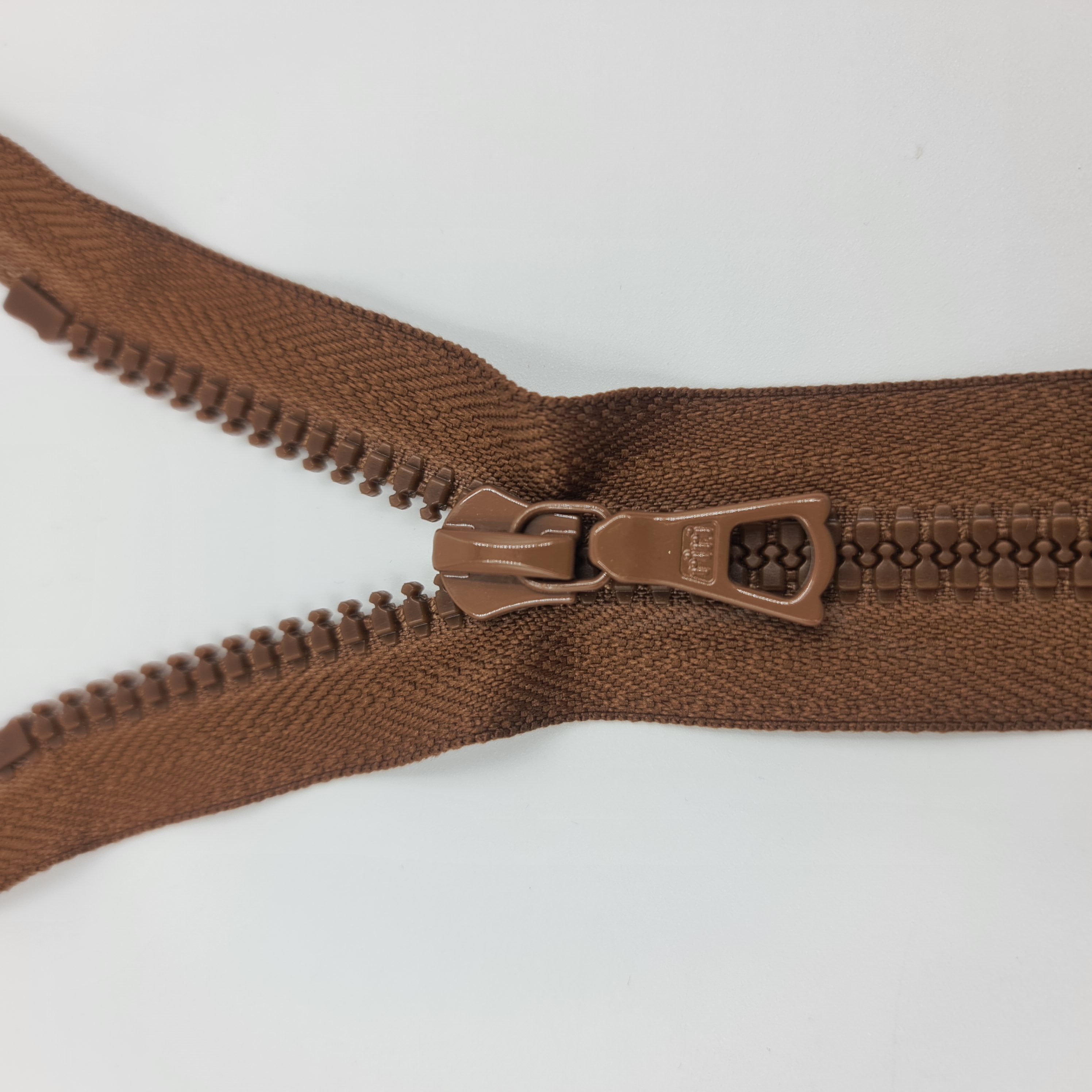 riri Reissverschluss Decor 6 teilbar Schokobraun