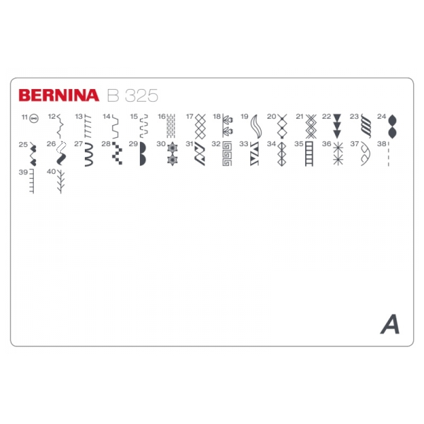 Scheda del punto BERNINA 325