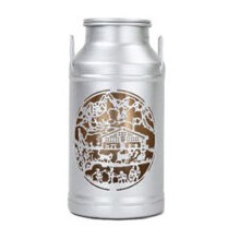 Milchkanne Laterne «Le Chalet» in silber