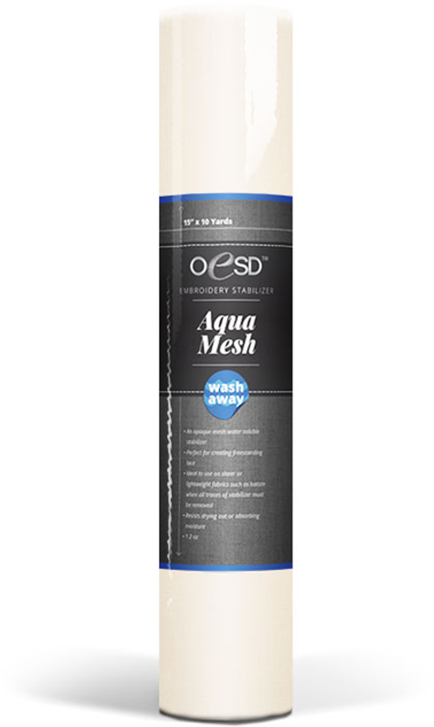 Stickvlies WashAway "AquaMesh" weiss