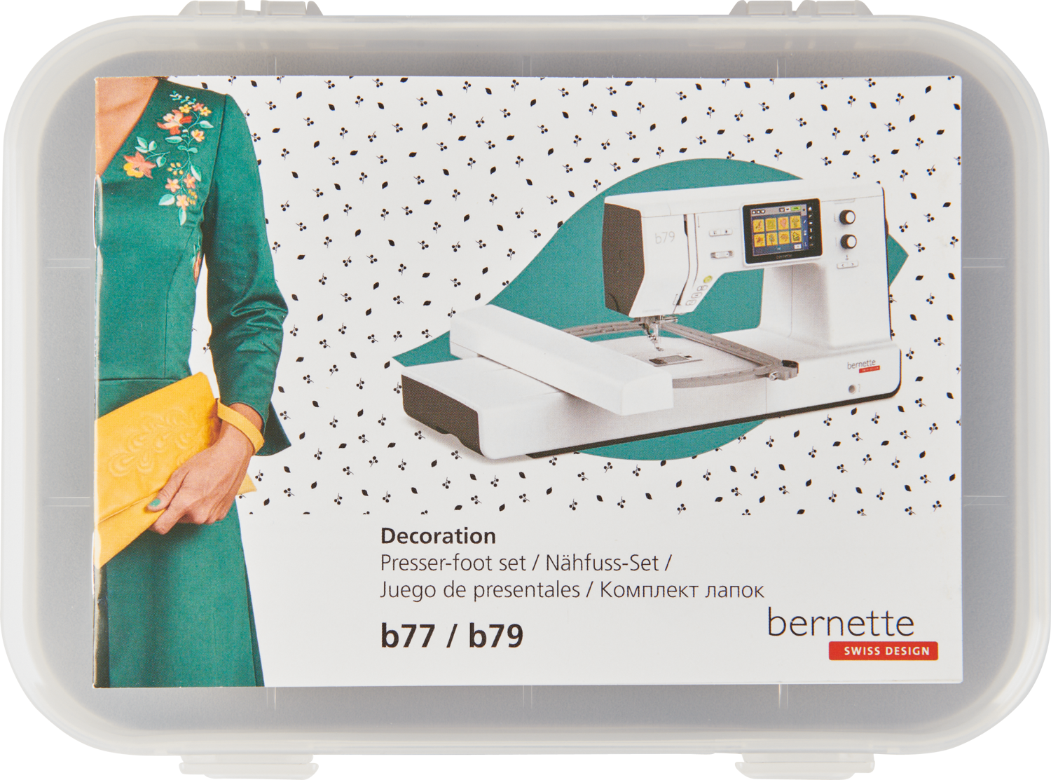 Nähfuss - Set bernette b77 / b79 Decoration