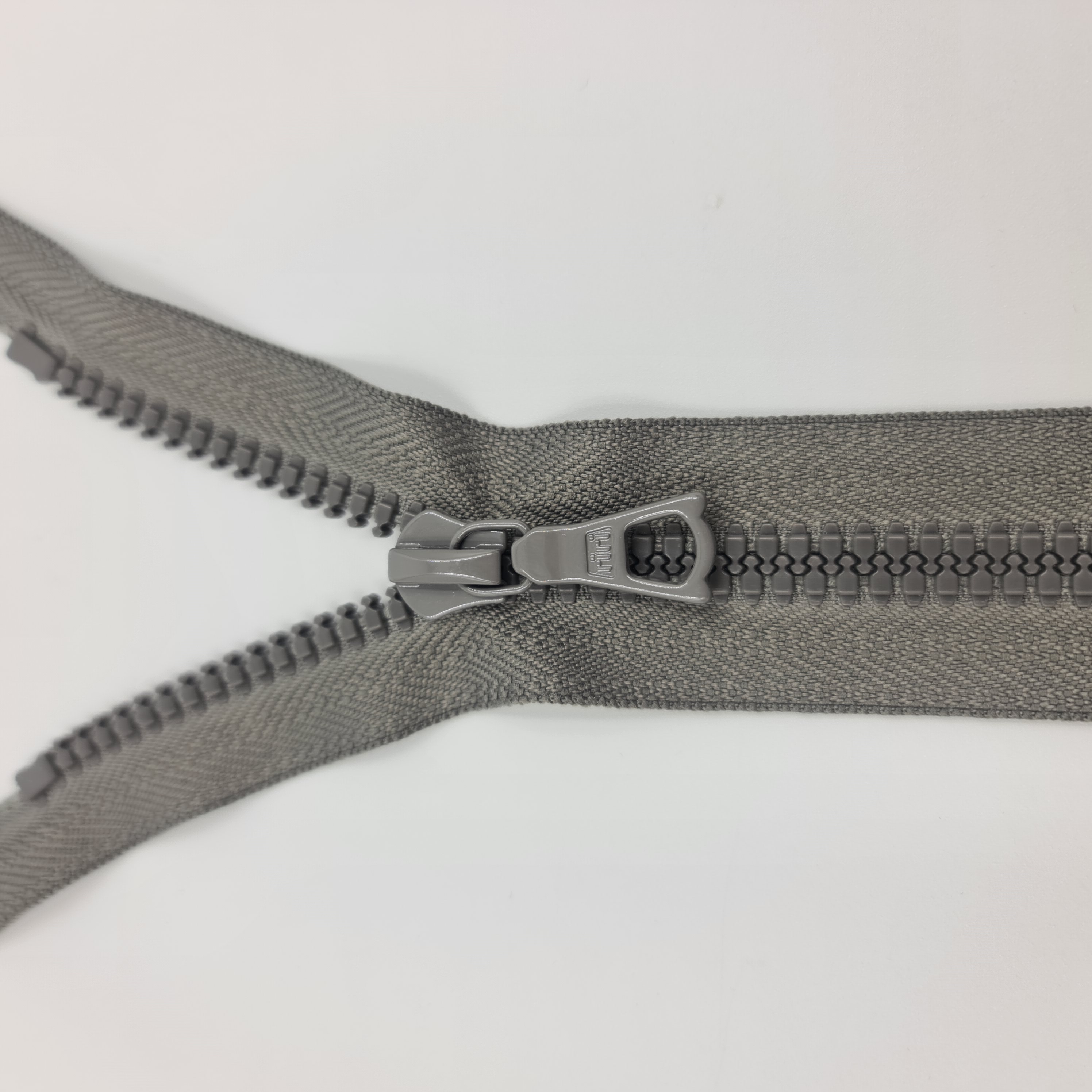 riri Reissverschluss Decor 6 teilbar Dunkelgrau