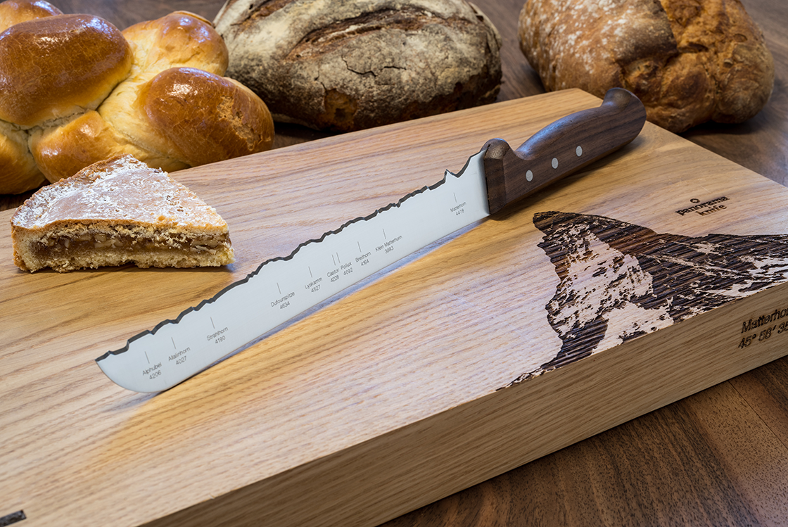 Walliser Handwerkskunst in deiner Küche: Das Panorama Messer aus dem Wallis